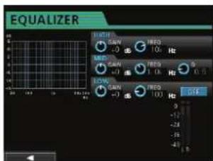 TASCAM DP24SD - Application d'une égalisation (correction tonale) - 1