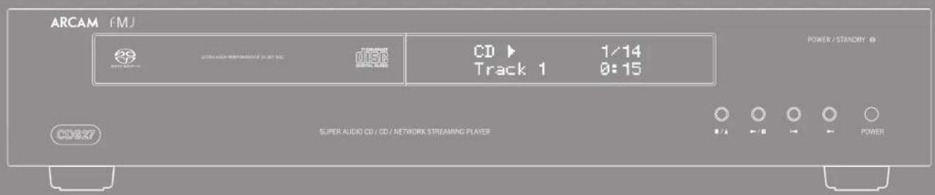 ARCAM CDS27 - HANDLEIDING Super Audio CD/CD/Netwerk Streaming Speler - 1