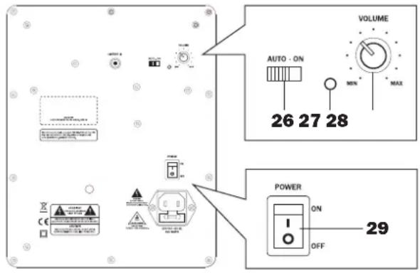 Teufel Cinebar 52 - Régler subwoofer - 1