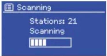 SCANSONIC R110 - Scan for DAB stations - 1