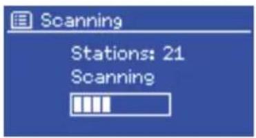 SCANSONIC R110 - Scansione delle stazioni DAB - 1