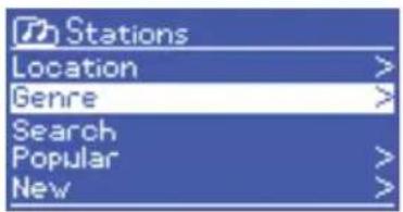 SCANSONIC R110 - Station list - 2