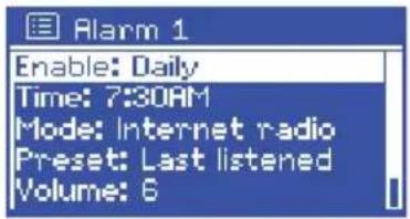 SCANSONIC R110 - Ajustar la Alarma - 1