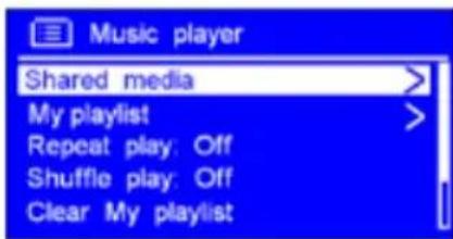 SCANSONIC IN210 - Playing Shared Media - 1