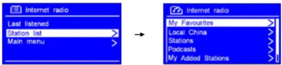 SCANSONIC IN210 - Modalità Internet Radio - 1