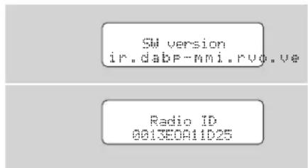 REVO Pico Radio Station - Software Version und Radio ID - 1