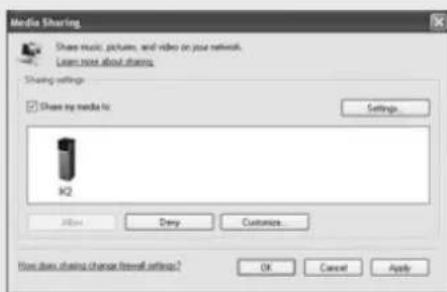 REVO K2 - SHARING MEDIA WITH WINDOWS MEDIA PLAYER - 4