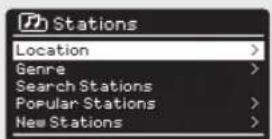 REVO K2 - Selection d'une station - 1