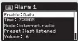 REVO K2 - SETTING AN ALARM - 2