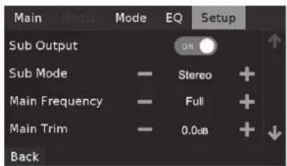 NAD M12 - SPEAKER SETUP (CONFIGURATION DES HAUT-PARLEURS) - 1