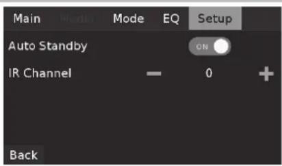 NAD M12 - CONTROL SETUP (CONFIGURATION DE LA COMMANDE) - 1