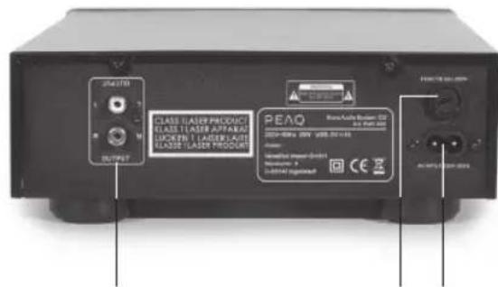 PEAQ PMS300 - CD-spelare - 2