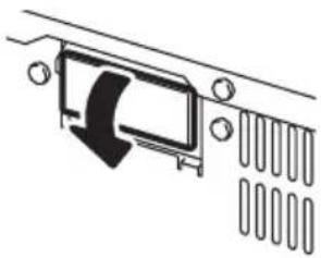 KENWOOD K501USB - Ouvrez le couvercle du slot de la carte mémoire. - 1