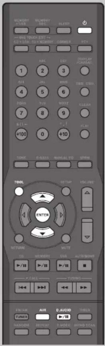 KENWOOD K501USB - Ajustement du niveau d'entrée du signal externe - 1
