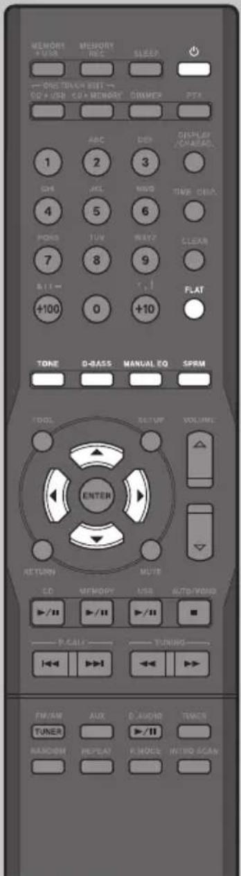 KENWOOD K501USB - Sélection de la tonalité souhaitée - 2