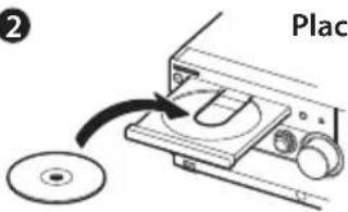 KENWOOD K501USB - Chargement d'un CD. - 3
