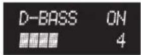 KENWOOD K501USB - Amélioration de la tonalité des basses (D-BASS) - 5