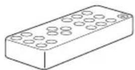 GENEVA Model XL - Transportlådan skainnehälla foljande beständsdelar: - 1