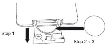 GENEVA Model S DAB - How to change the remote control battery? - 1