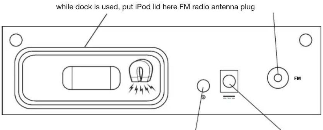 GENEVA Model M +CD - Back Panel: - 1