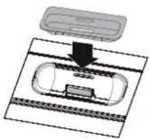Tevion MDVD 393 - Insérer l'adaptateur - 1