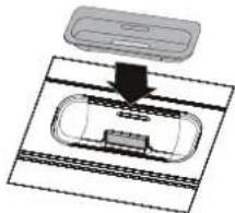 Tevion MDVD 393 - Inserimento dell'adattatore - 1