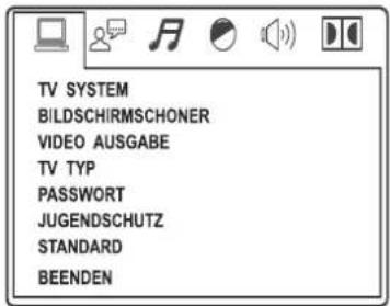 Tevion MDVD 393 - Setup-Menu - 1
