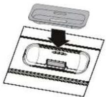 Tevion MDVD 393 - Adapter einsetzen - 1