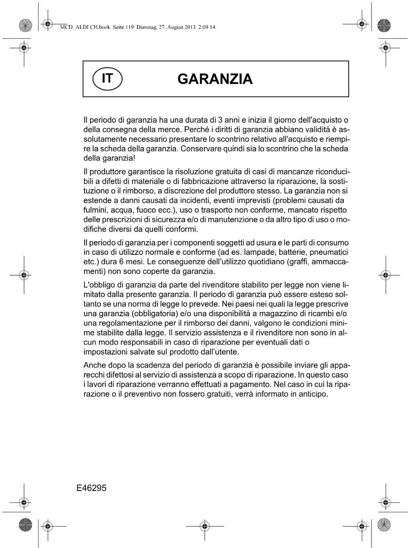 Terris MCD 234 - Risoluzione dei problemi - 2
