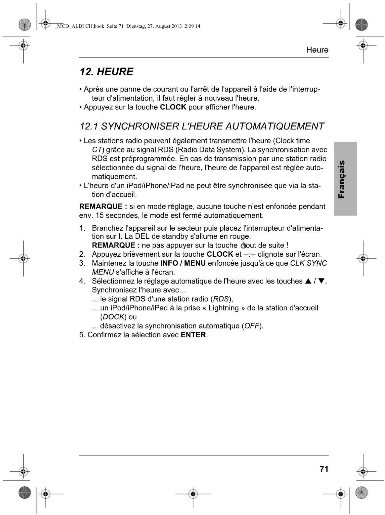 Terris MCD 234 - Supprimer le programme - 2