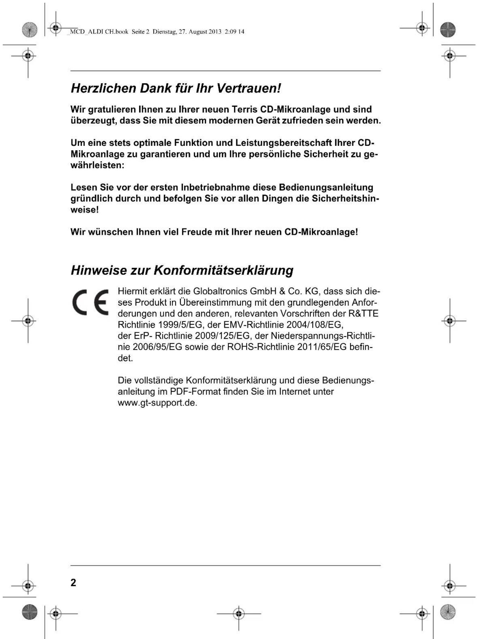 Terris MCD 234 - Style CD-Mikroanlage - 1