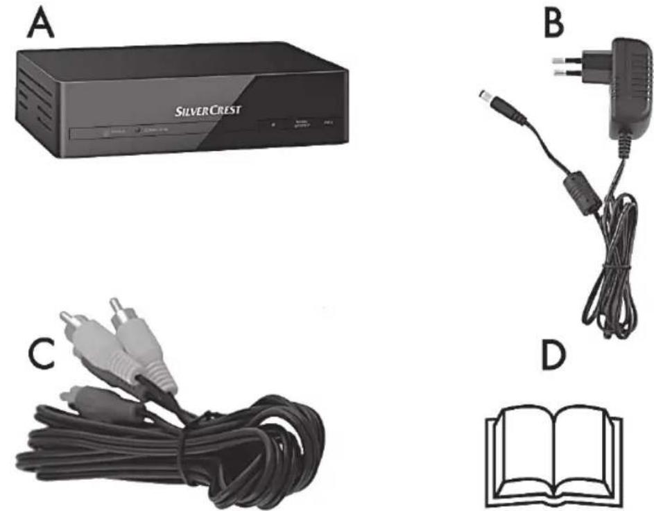 SILVERCREST SMRA 5.0 A1 - Contenu de l'emballage - 1