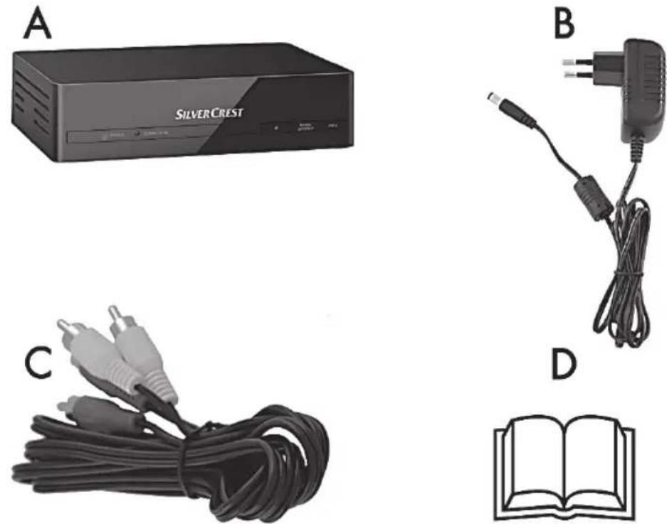 SILVERCREST SMRA 5.0 A1 - Package contents - 1