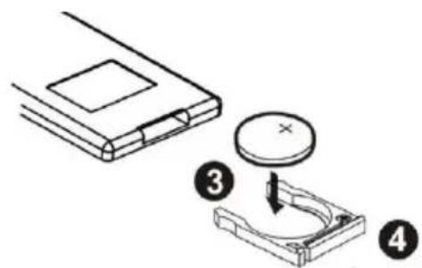 OneConcept V 15BT 10029362 - Preparing the Remote Control - 2