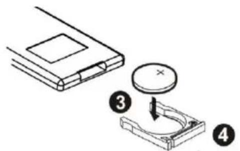 OneConcept V 15BT 10029361 - Preparing the Remote Control - 2