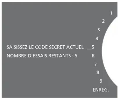 BANG & OLUFSEN BeoSound 5 Encore - Pour désactiver le système de code secret... - 1