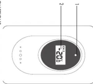 AVIDSEN 107255 - SONDE SANS FIL SUPPLEMENTAIRE réf. 107255 - NOTICE D'UTILISATION - 1