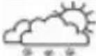 HAMA WFC310 - Wettersymbole / Weather symbols / Symbôles météo / Weerpictogrammen / Simboli meteorologici - 21