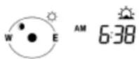 HAMA EWS2020 - POSITION, DU SOLEIL., POSITION DE LA LUNE, HEURE DU LEVER ET DU COUCHER DU SOLEIL - 1