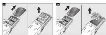 Exploded view diagram of a hair dryer with numbered parts and exploded views for each part