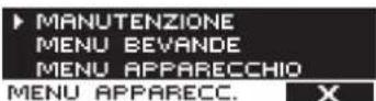 SEVERIN Piccola KV 8081 - Schermata "Menu apparecchio" - 1