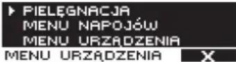 SEVERIN Piccola KV 8081 - Widok „Menu urządzenia“ - 1