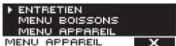 SEVERIN Piccola KV 8081 - Affichage « Menu de l'appareil » - 1