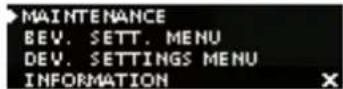 SEVERIN S2 Plus One Touch KV 8023 - "Device menu" view - 1