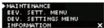 SEVERIN S2 Plus One Touch KV 8023 - Προβολή "Device menu" (Μενού συσκευής) - 1