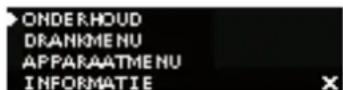 SEVERIN S2 Plus One Touch KV 8021 - Weergave "Apparaatmenu" - 1