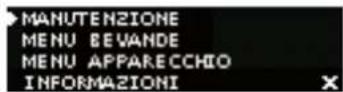 SEVERIN S2 Plus One Touch KV 8021 - Schermata "Menu apparecchio" - 1