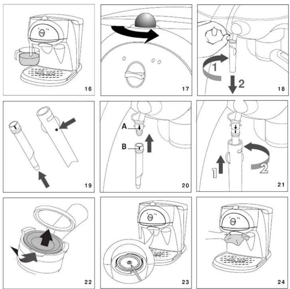 DELONGHI Bar 40 Caffé Tosca - WARNING - THIS APPLIANCE MUST BE EARTHED IMPORTANT - 18