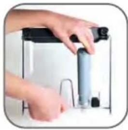 ROWENTA ES 6930 - INSTALLATION DU FILTR (CARTOUCHE CLARIS - AQUA FILTER SYSTEM) - 2