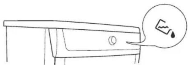 ELECTROLUX EDH 97980 W - Vidage du bac d'eau de condensation - 1
